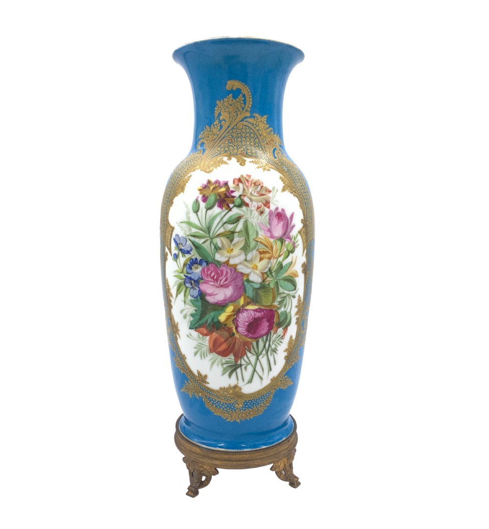 Paris Porcelain Vase, France, 19th Century 