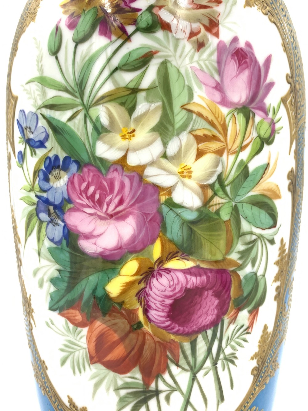 Paris Porcelain Vase, France, 19th Century  View VI