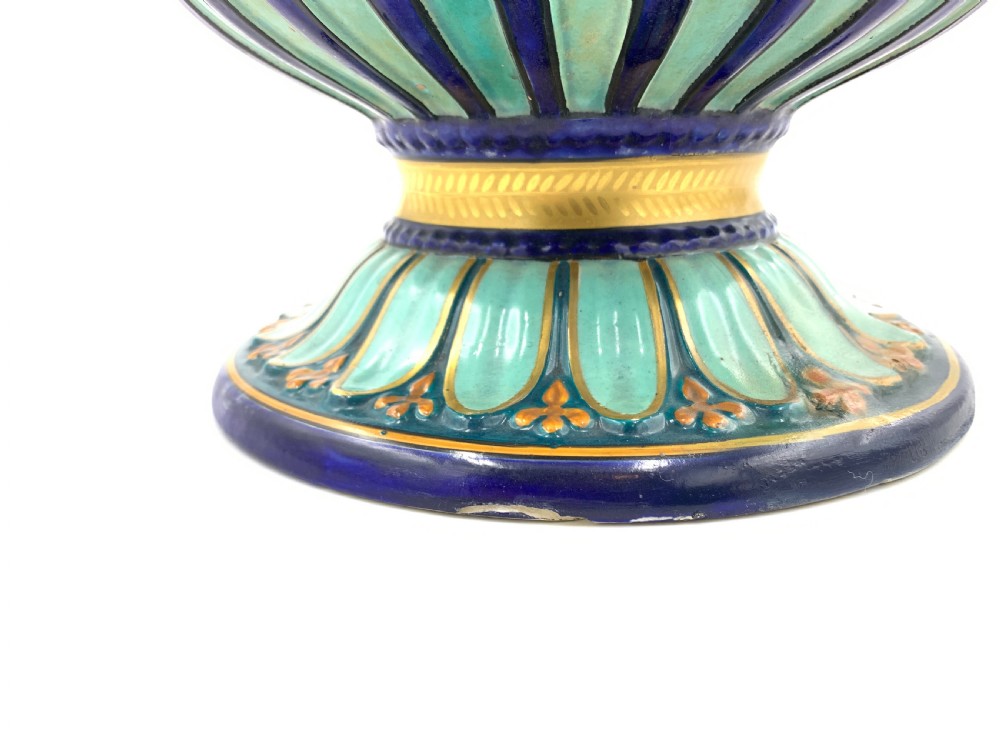 ORIENTAL PORCELAIN VASE DEPICTING ARAB MARKET  View XI