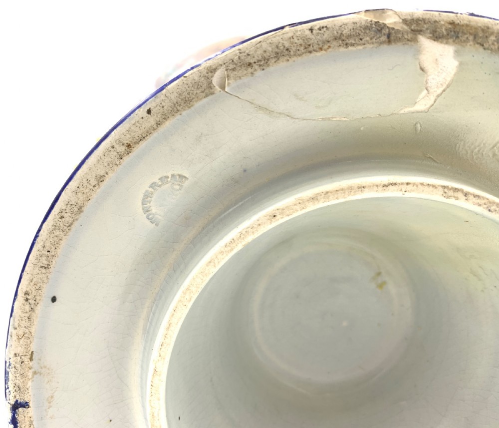 ORIENTAL PORCELAIN VASE DEPICTING ARAB MARKET  View XIII