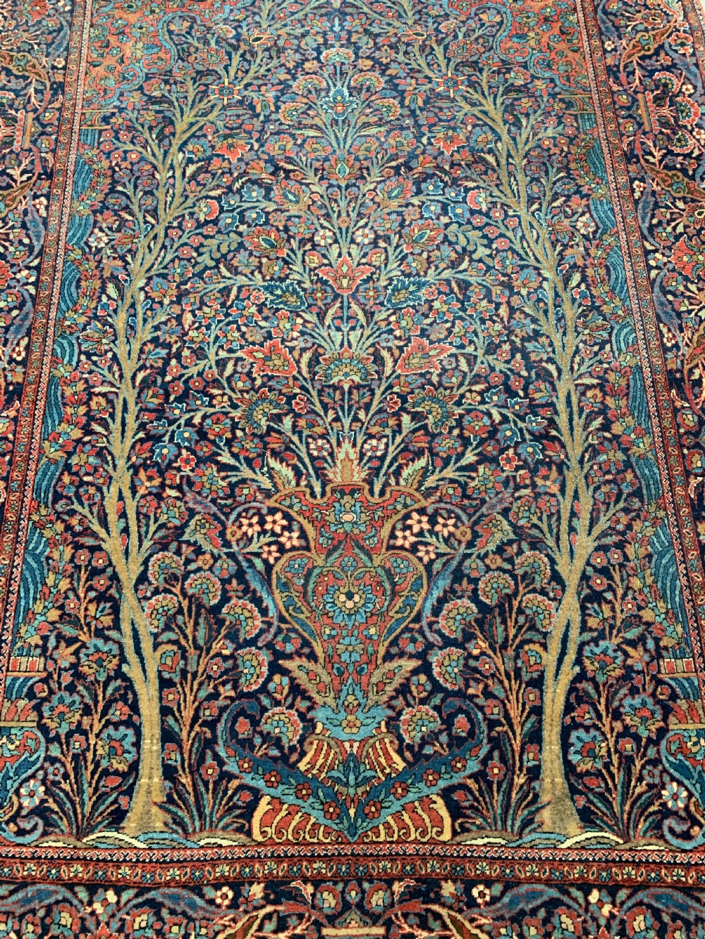 A Fine Pair of Mohtasham Kashan Rugs  View X