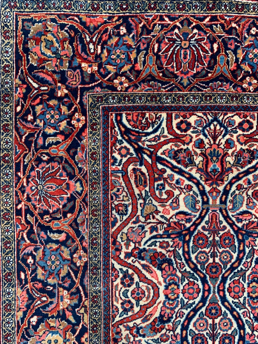 Ultra Fine Kashan Kork Wool Rug  View V