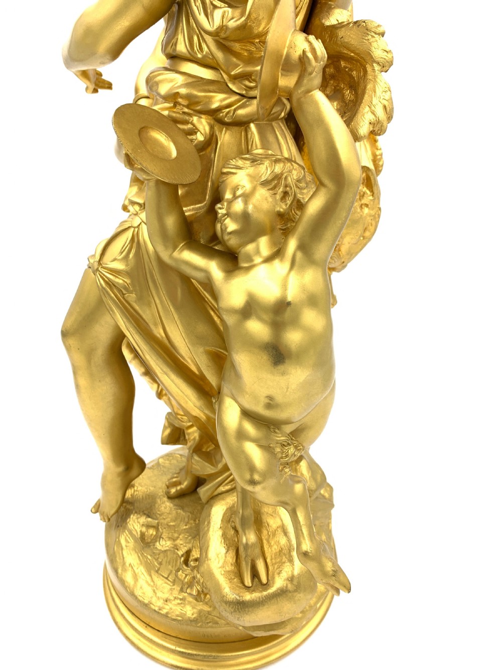 A FINE FRENCH GILT BRONZE BACCHIC FIGURAL GROUP  View VII