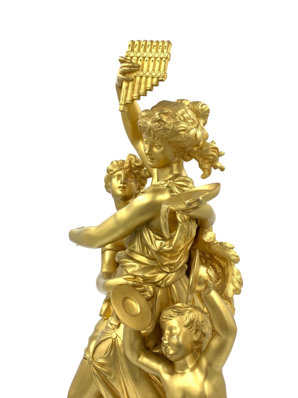 A FINE FRENCH GILT BRONZE BACCHIC FIGURAL GROUP  View VIII