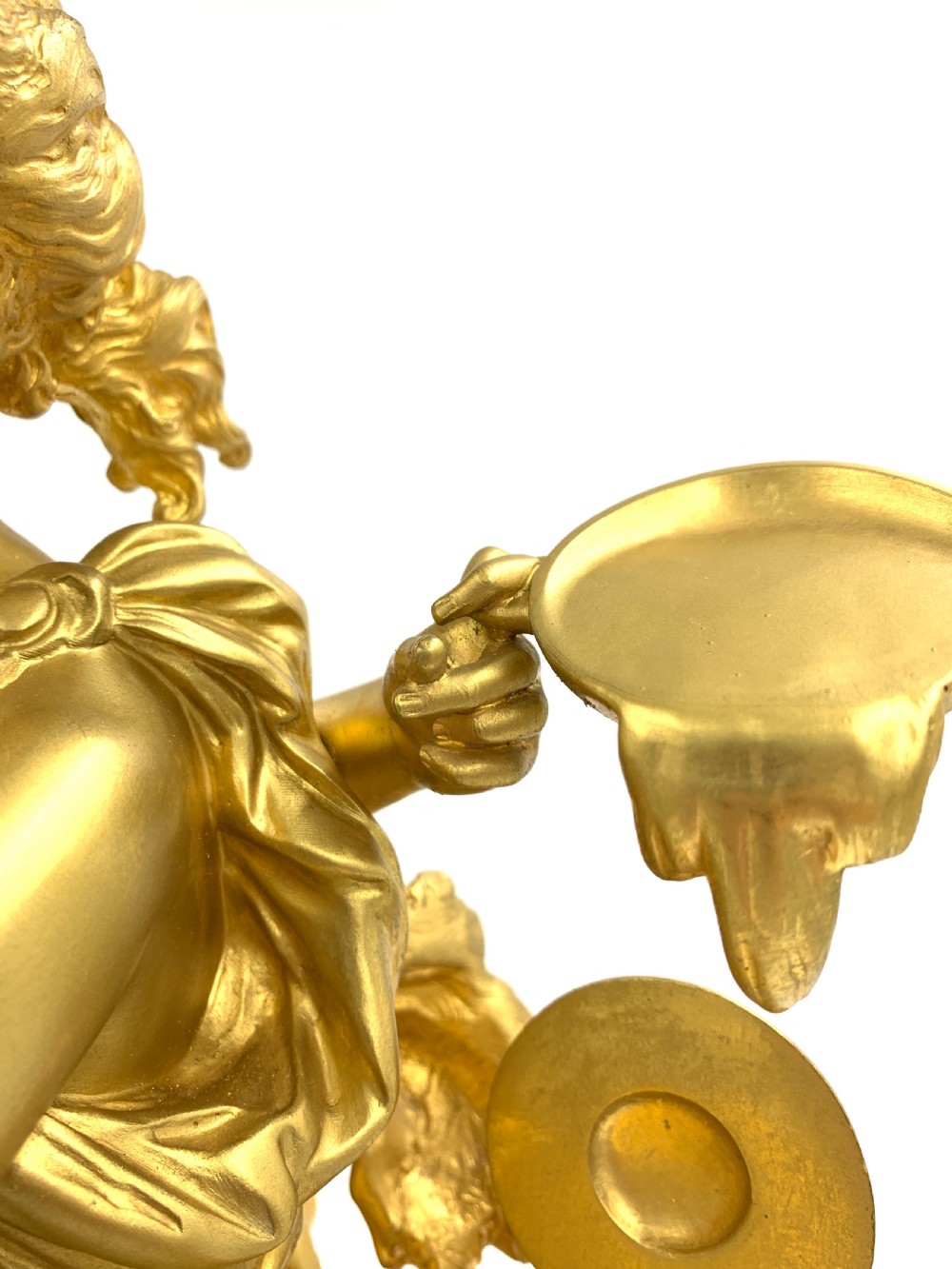 A FINE FRENCH GILT BRONZE BACCHIC FIGURAL GROUP  View X