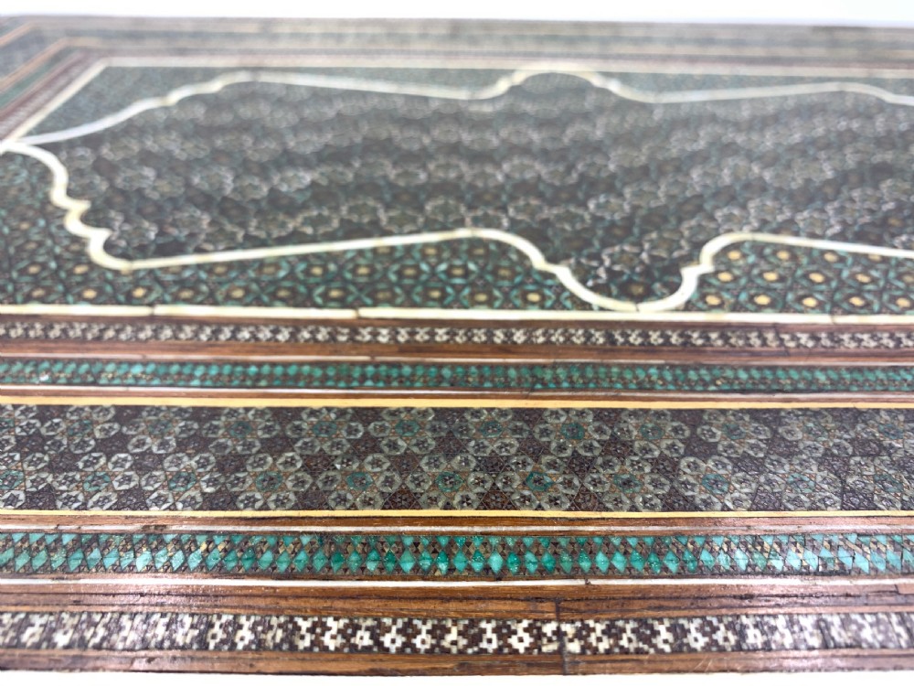 A LARGE KATAMKARI BOX, PERSIA, 19TH CENTURY  View VIII