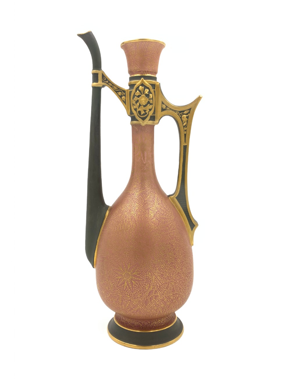 ROYAL WORCESTER CERAMIC EWER, LATE 19TH CENTURY