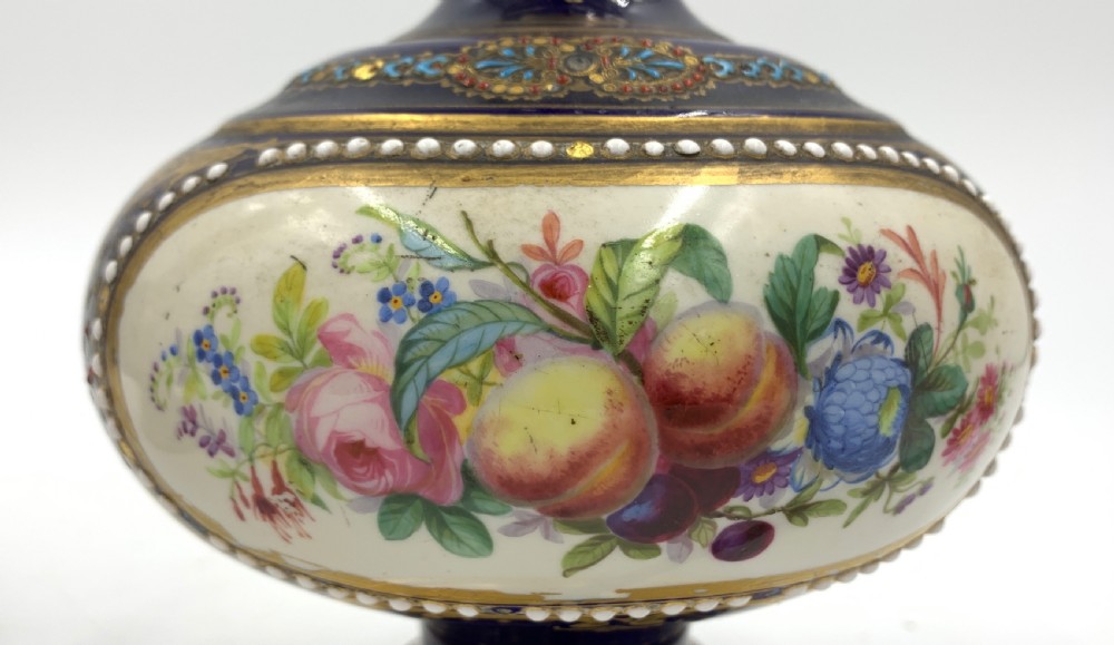 PAIR OF JEWELLED PORCELAIN LAMPS  View VII