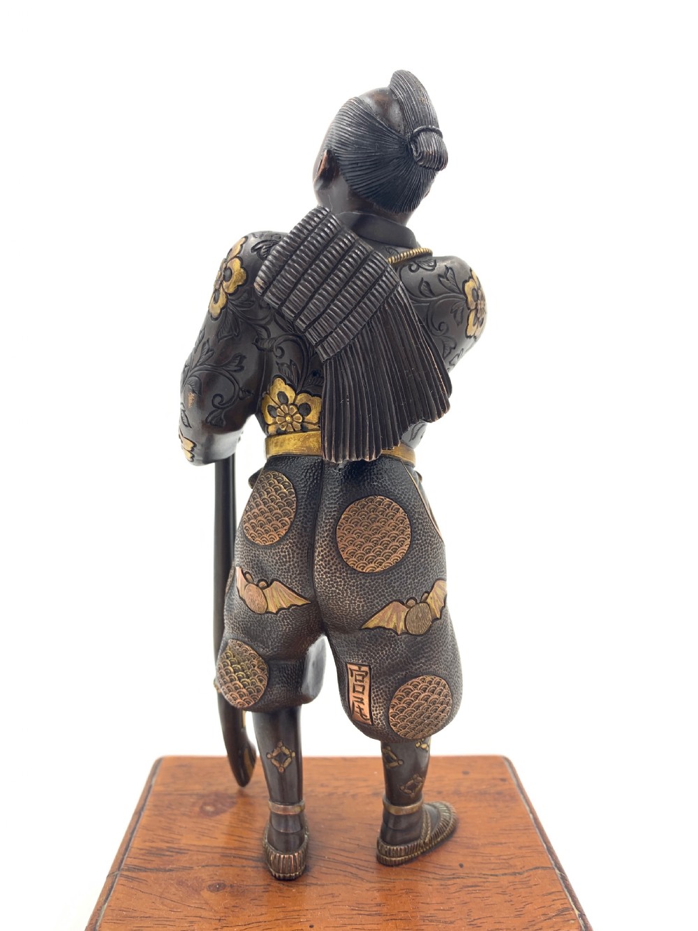 JAPANESE GILT BRONZE FIGURE, MEIJI PERIOD, BY MIYAO EISUKE  View VII