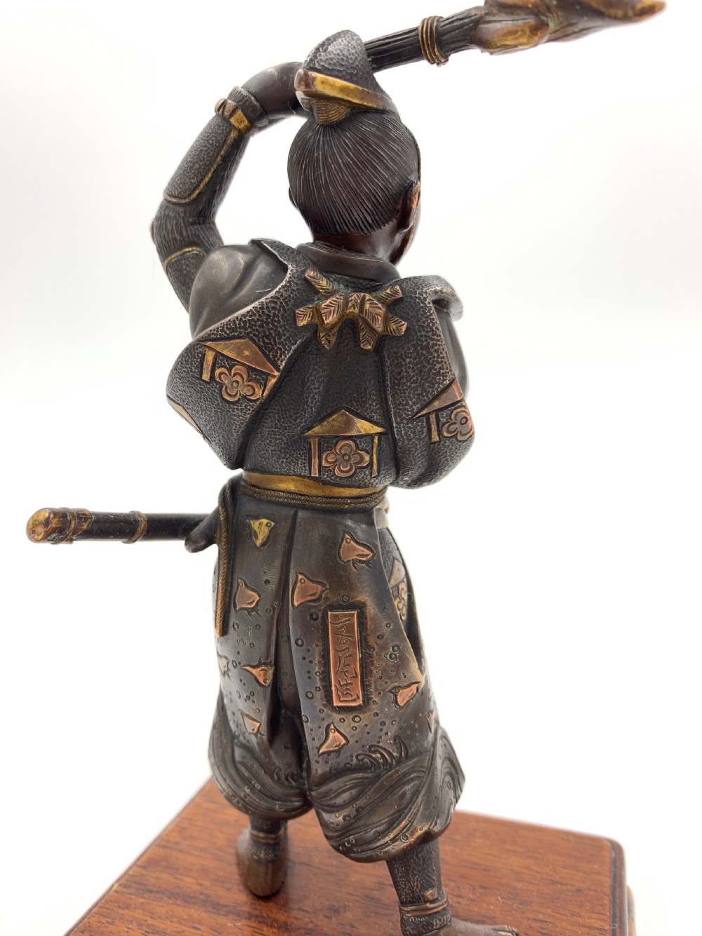 JAPANESE GILT BRONZE FIGURE, MEIJI PERIOD, BY MIYAO ZO View VI