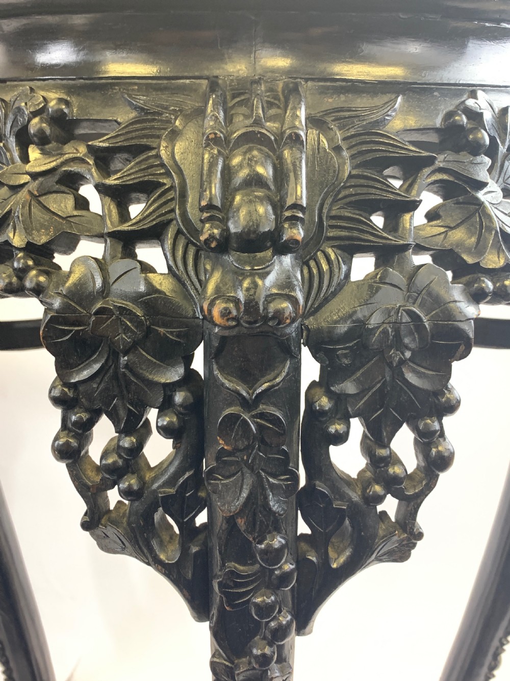 PAIR OF CHINESE MARBLE TOP STANDS View VI