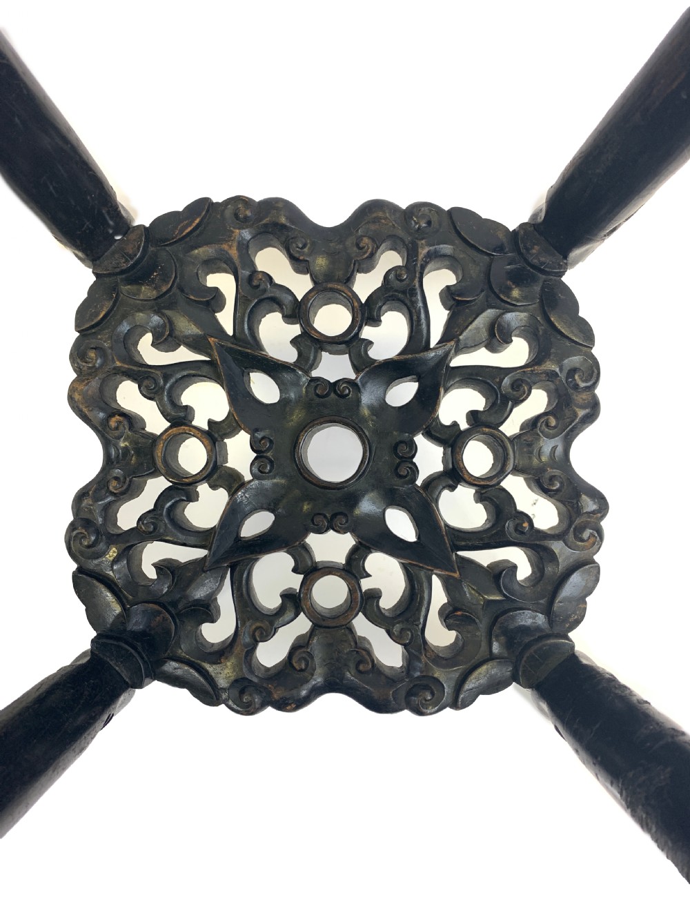 PAIR OF CHINESE MARBLE TOP STANDS View VII