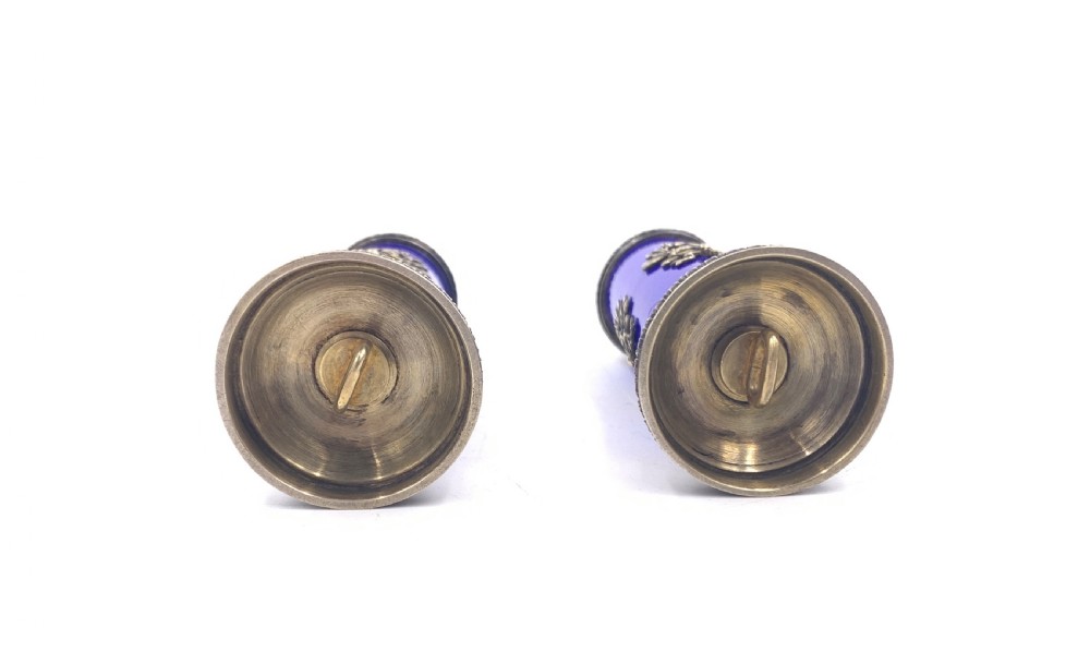 PAIR OF FABERGÉ STYLE PEPPERS  View V