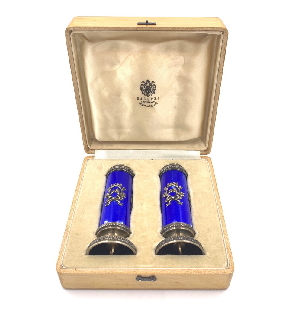 PAIR OF FABERGÉ STYLE PEPPERS  View VIII