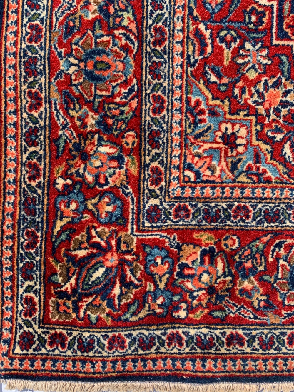 UNUSUAL SIZE, PAIR OF PERSIAN KASHAN RUGS View IV