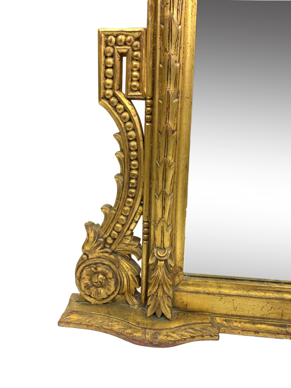 LARGE PAIR OF GILT WOOD VICTORIAN OVERMANTLE MIRRORS  View IV