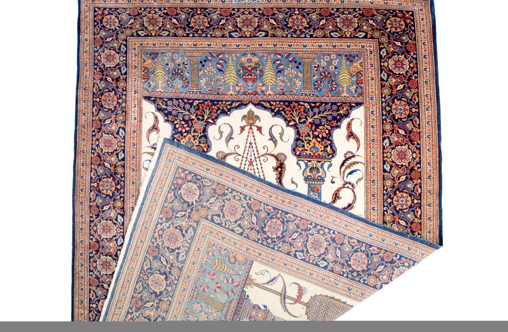 A DABIR KASHAN RUG, CENTRAL PERSIA, CIRCA 1930  View III
