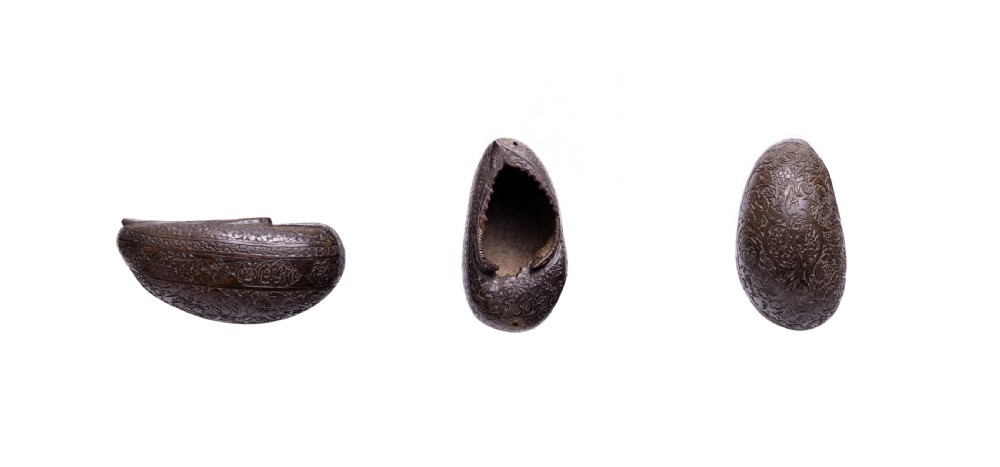 COLLECTION OF QAJAR COCO DE MER KASHKULS, PERSIA, 19TH CENTURY  View XIII