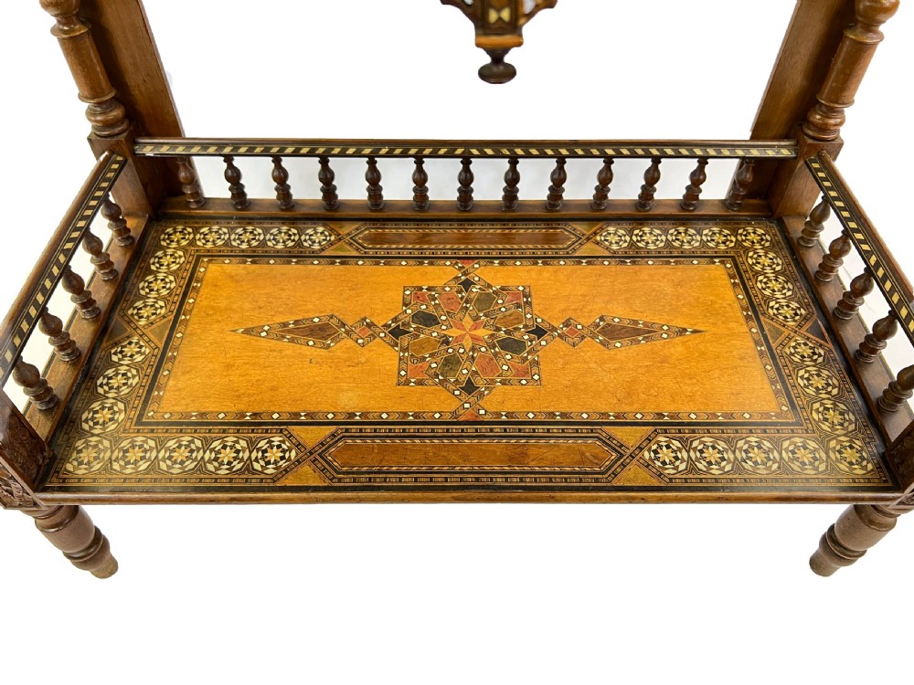 19th Century Spanish Nasrid Revival Parquetry Wood Cabinet  View XVI