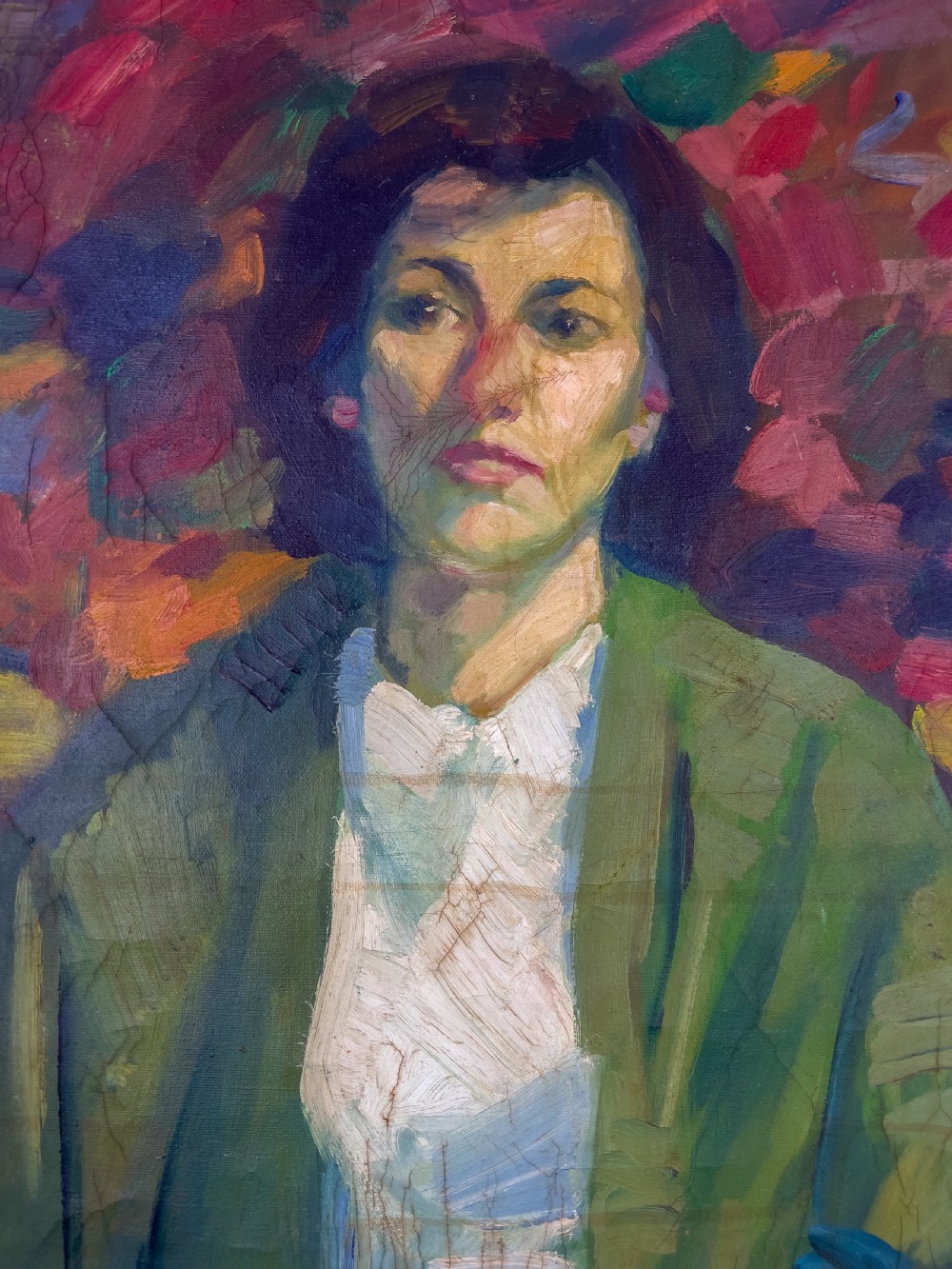 Portrait Of A Lady By Faeq Hassan (Iraqi, 1914-1992)  View III