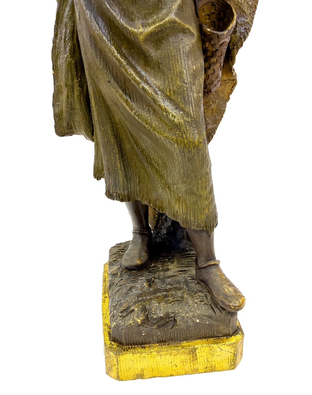 19th Century Pair Of Goldscheider Polychrome Terracotta Figures Of An Oriental Lady And Arab Soldier, Austria  View XIII