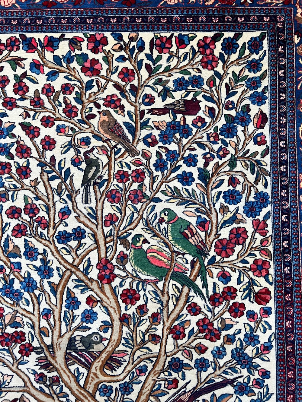 Colourful Antique Persian Tehran Rug View II