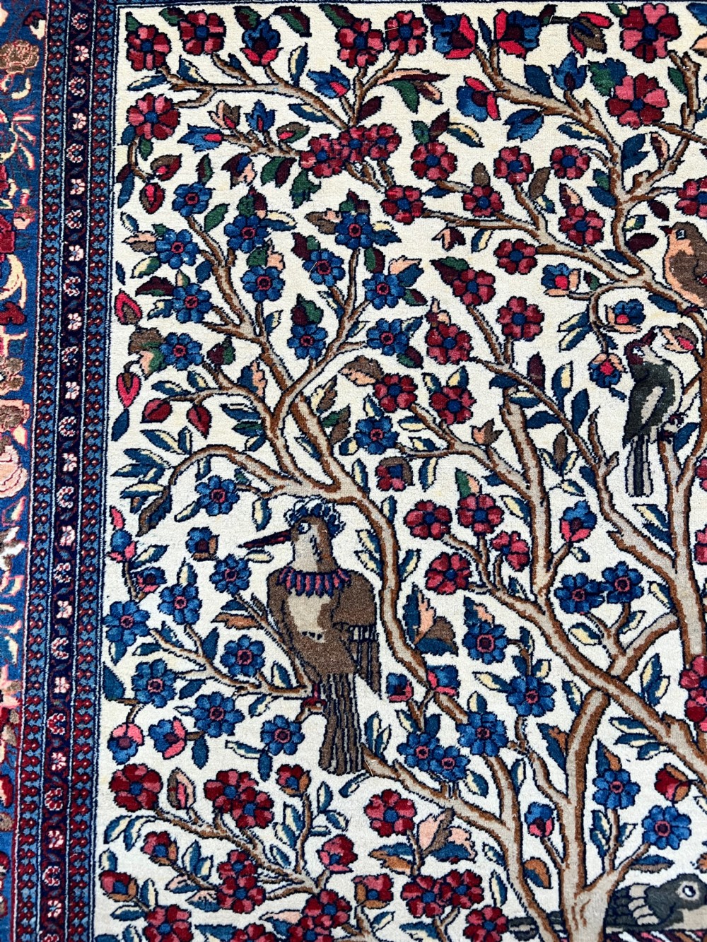 Colourful Antique Persian Tehran Rug View III