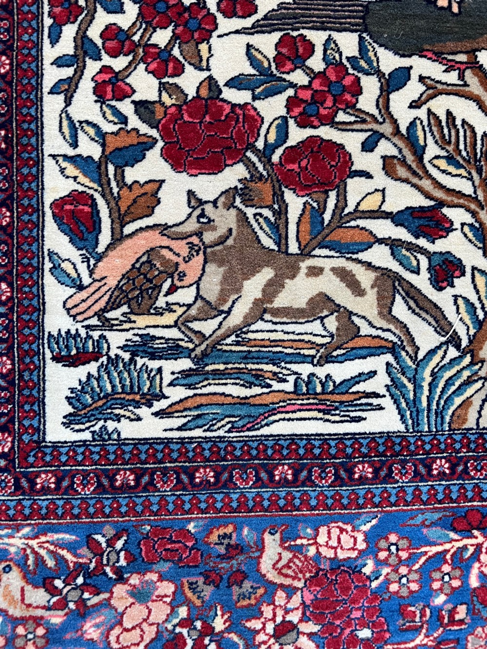 Colourful Antique Persian Tehran Rug View V