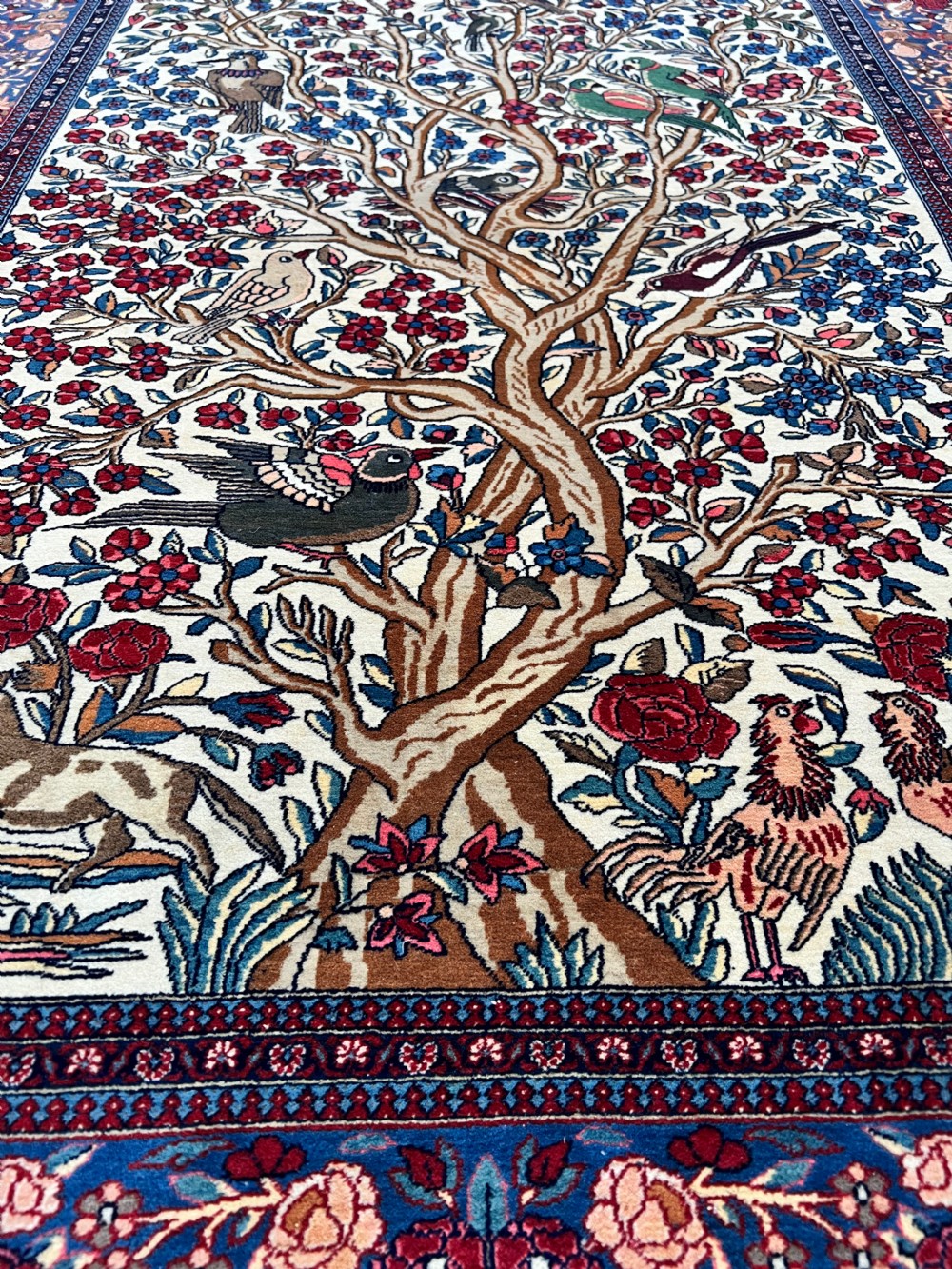 Colourful Antique Persian Tehran Rug View VIII