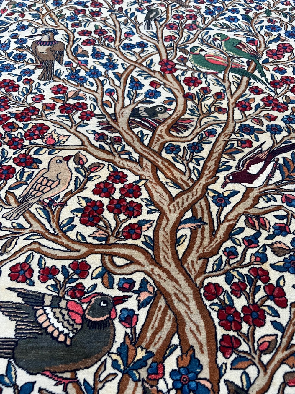 Colourful Antique Persian Tehran Rug View X