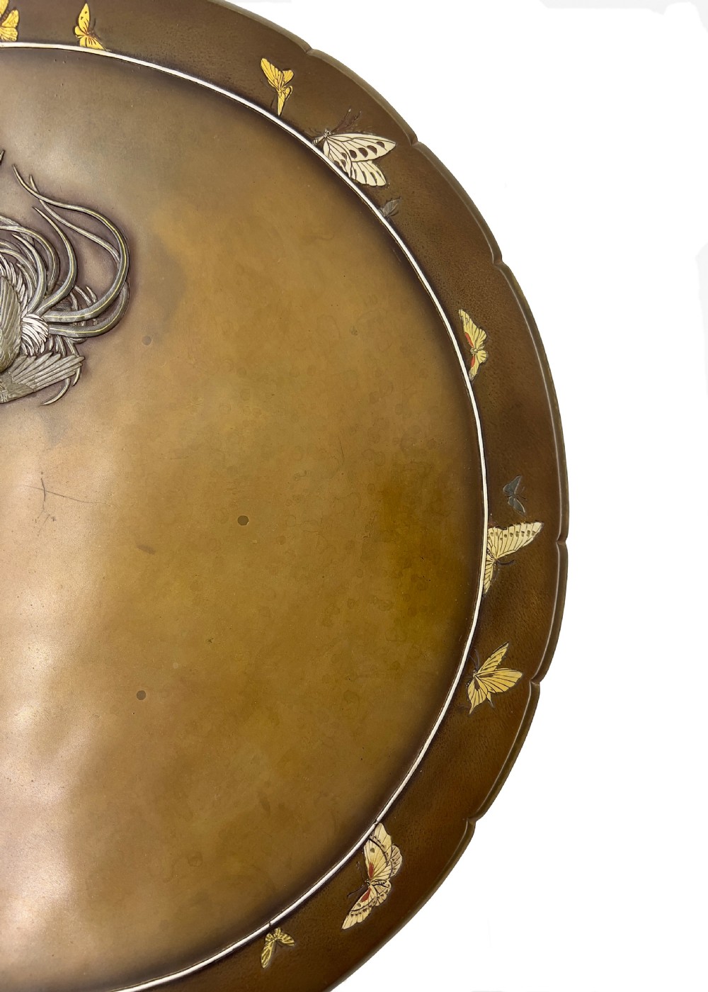 A Japanese Bronze Charger From The Workshop Of Nogawa, Meiji Period  View V