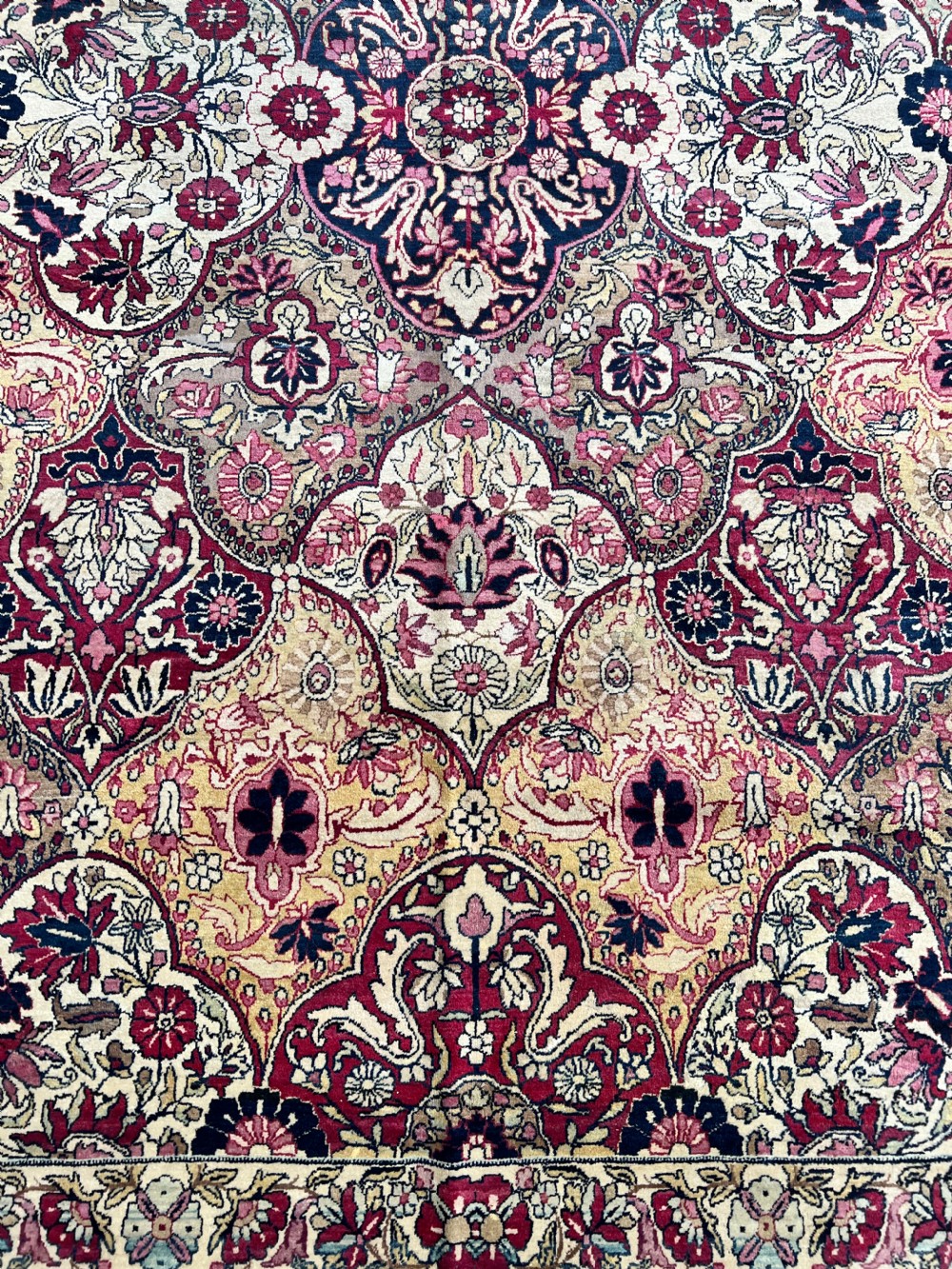 A Fine Signed Kerman Raver Carpet, South East Persia, Circa 1900  View III