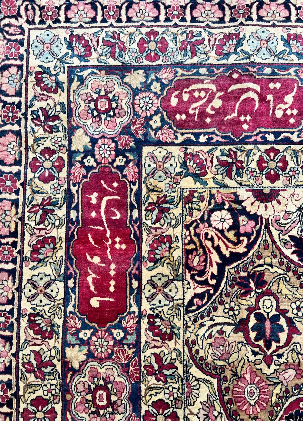 A Fine Signed Kerman Raver Carpet, South East Persia, Circa 1900  View V