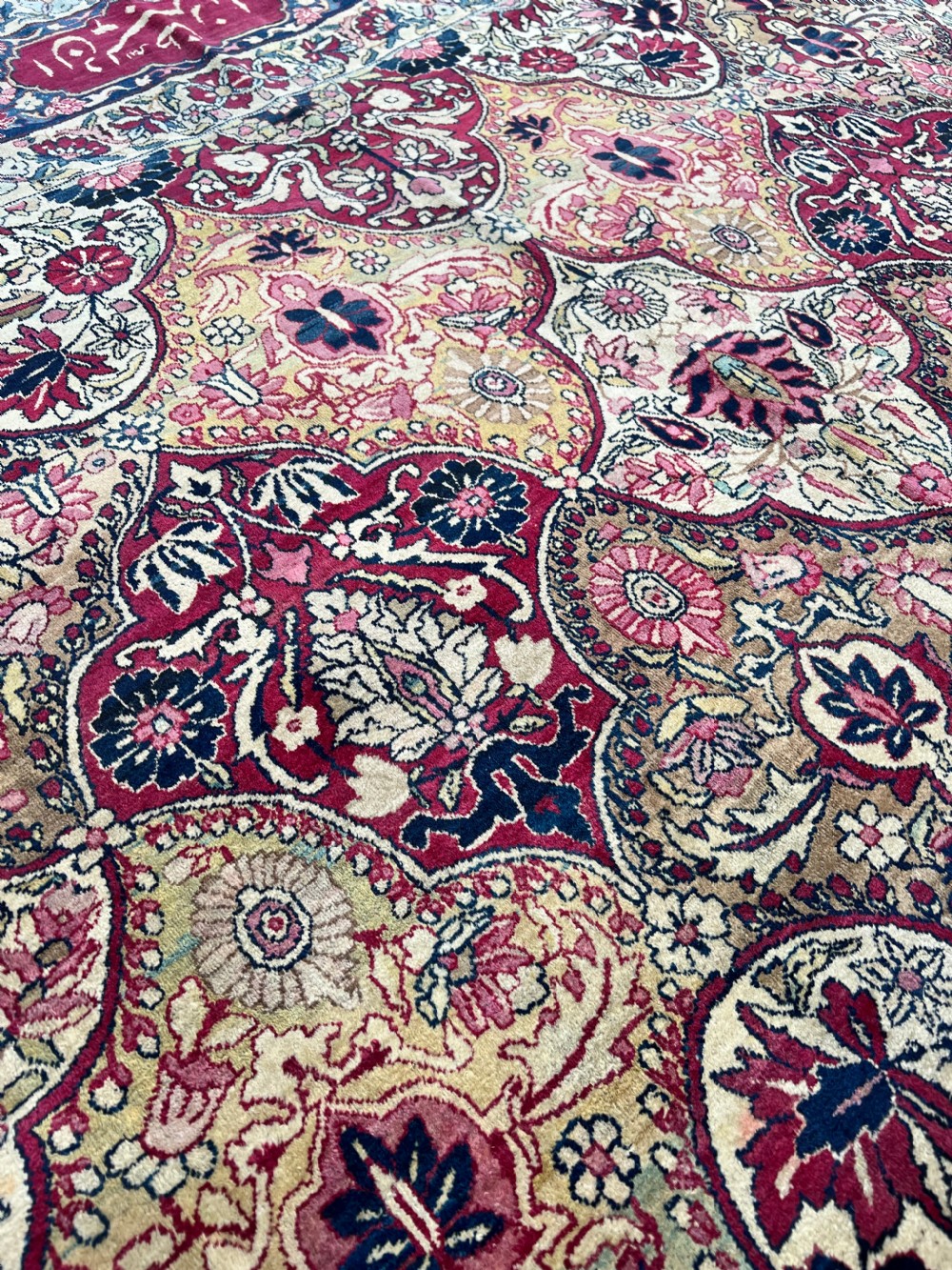 A Fine Signed Kerman Raver Carpet, South East Persia, Circa 1900  View IX