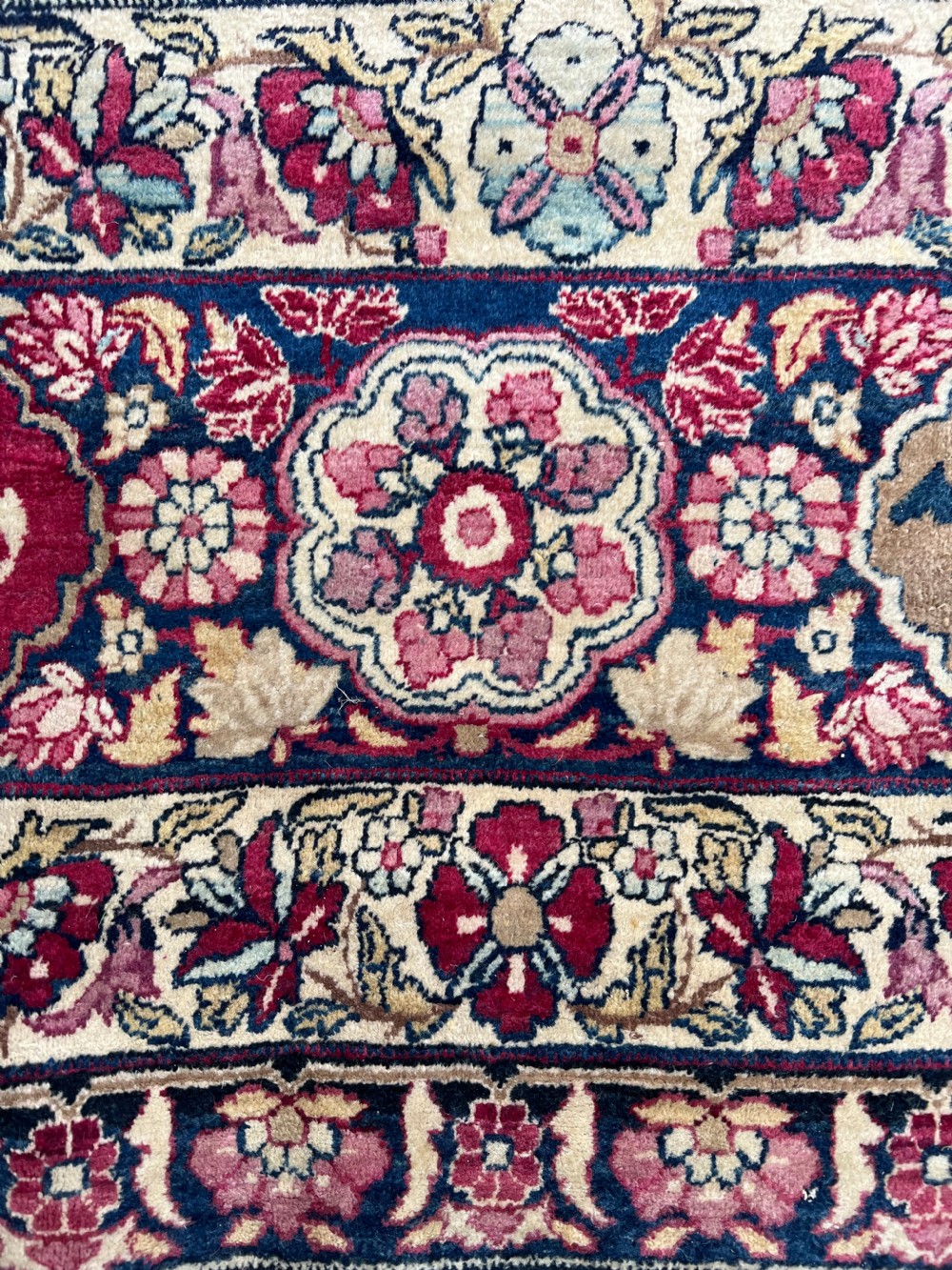 A Fine Signed Kerman Raver Carpet, South East Persia, Circa 1900  View X