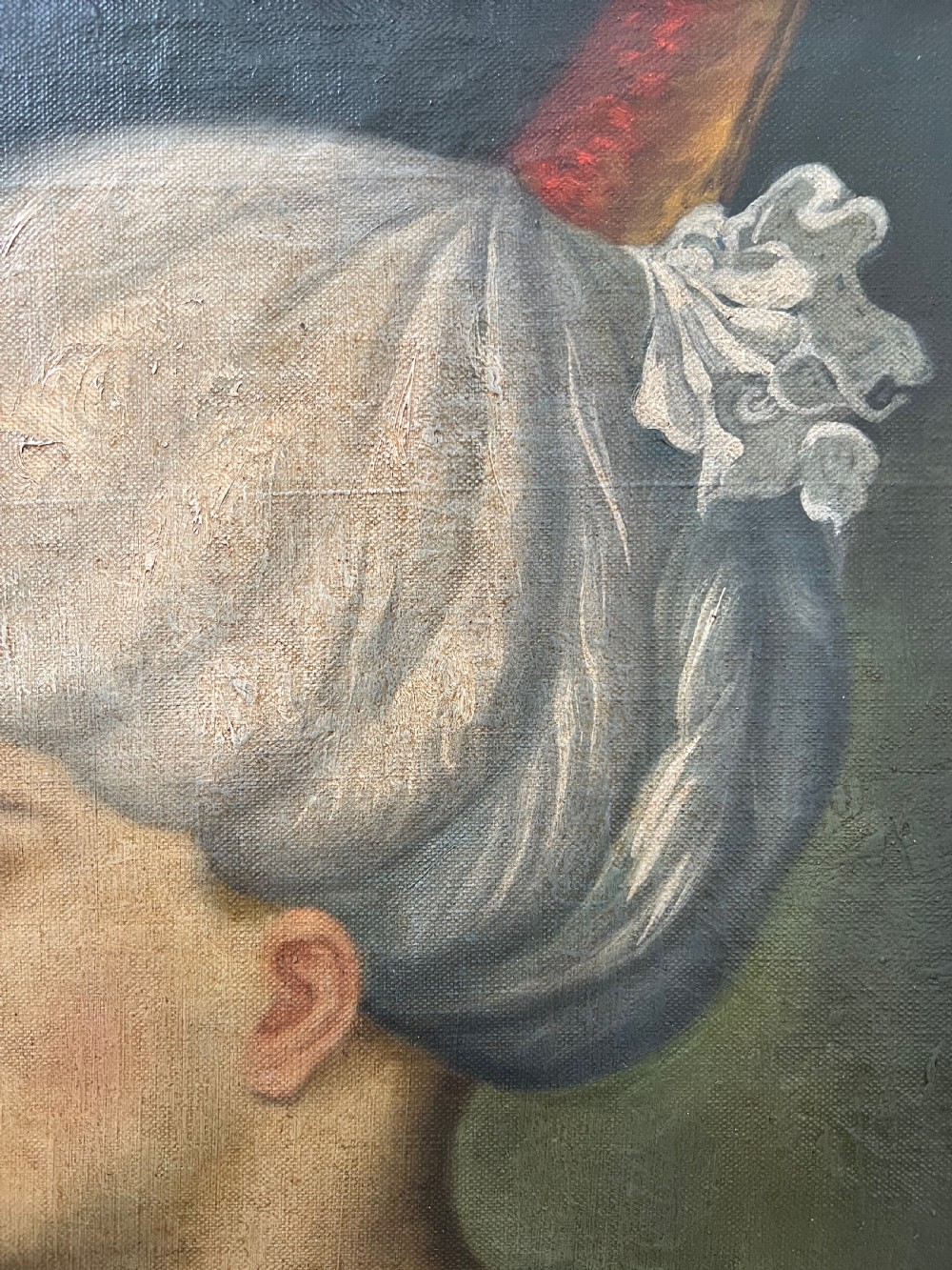 Exquisite 18th Century Oil On Canvas Portrait Of Suleyman 