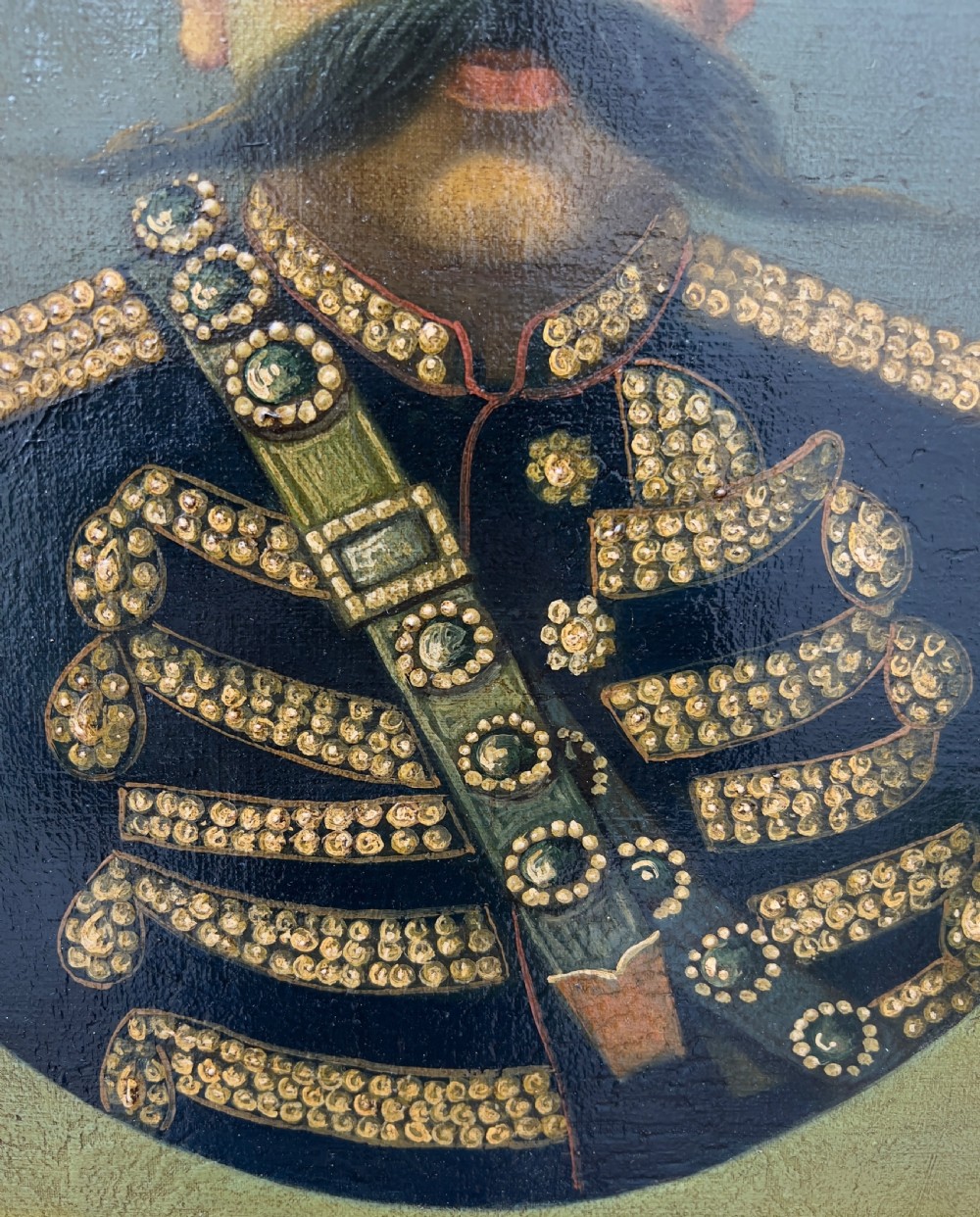 A Portrait Of Muzaffar Al-Din Shah Qajar, Persia, Signed By The Royal Painter Musawwir Al-Mulk  View III
