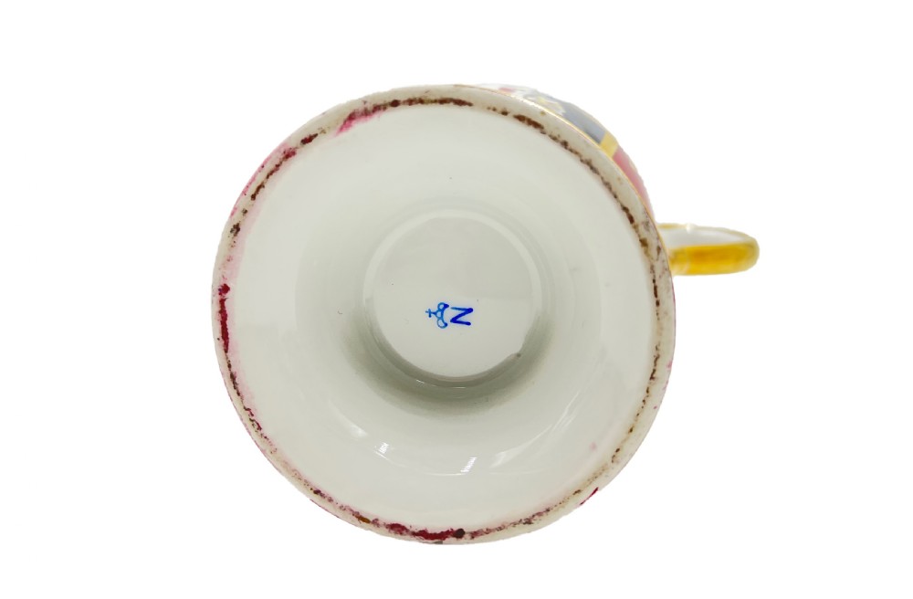 19th Century Paris Porcelain Tea Set Featuring Napoleonic Portraits  View VI