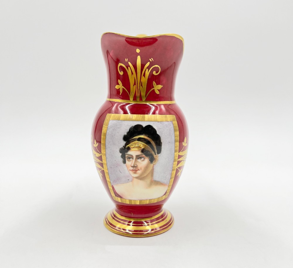 19th Century Paris Porcelain Tea Set Featuring Napoleonic Portraits  View VII