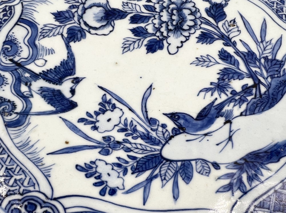 A Blue And White Kraak Porcelain Charger Ming Dynasty, Wanli Period  View V