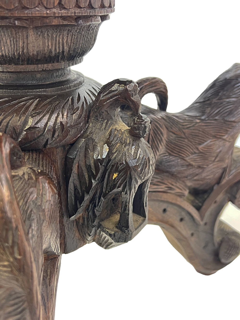 19th Century Extensively Carved Anglo-Indian Centre Table  View III