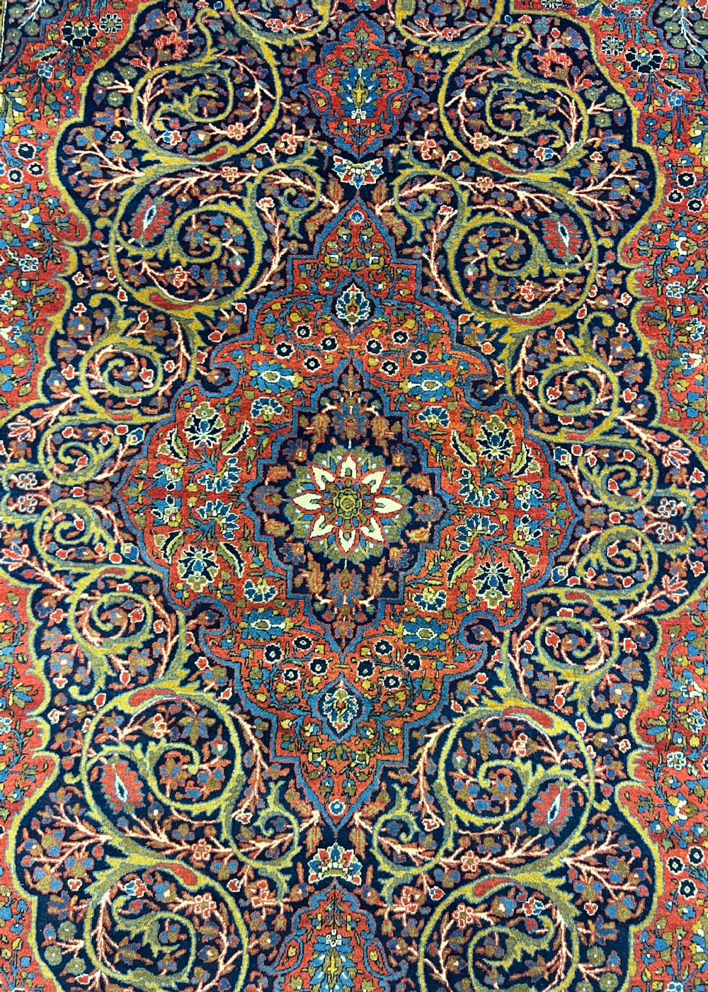  Exquisite Colourful Mohtasham Kashan Rug View II