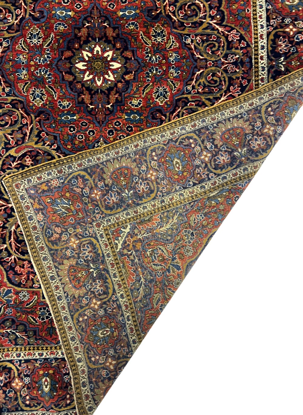  Exquisite Colourful Mohtasham Kashan Rug View V