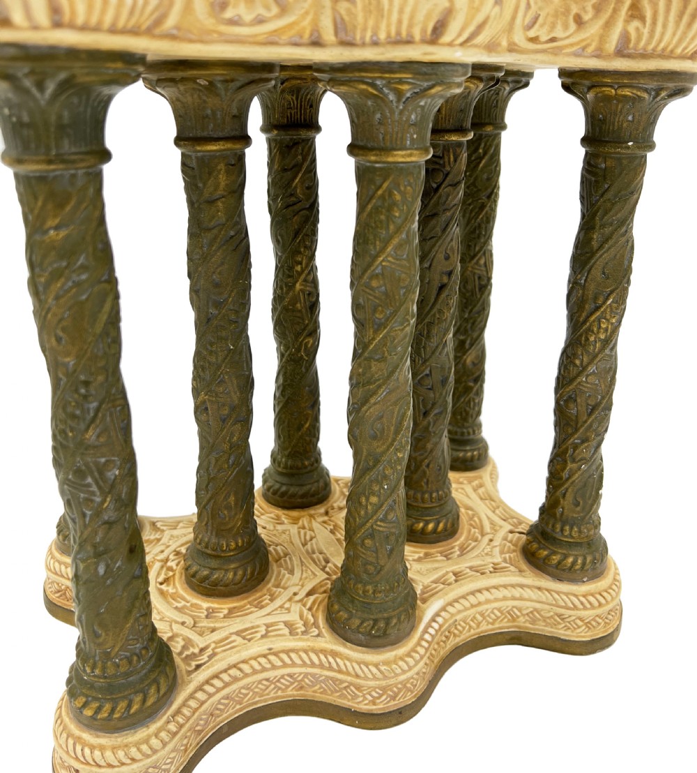 Unique Antique Porcelain Jardiniere, Austria  View IV