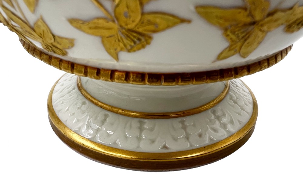 Royal Worcester 'China Works' Porcelain Vase, England  View IV