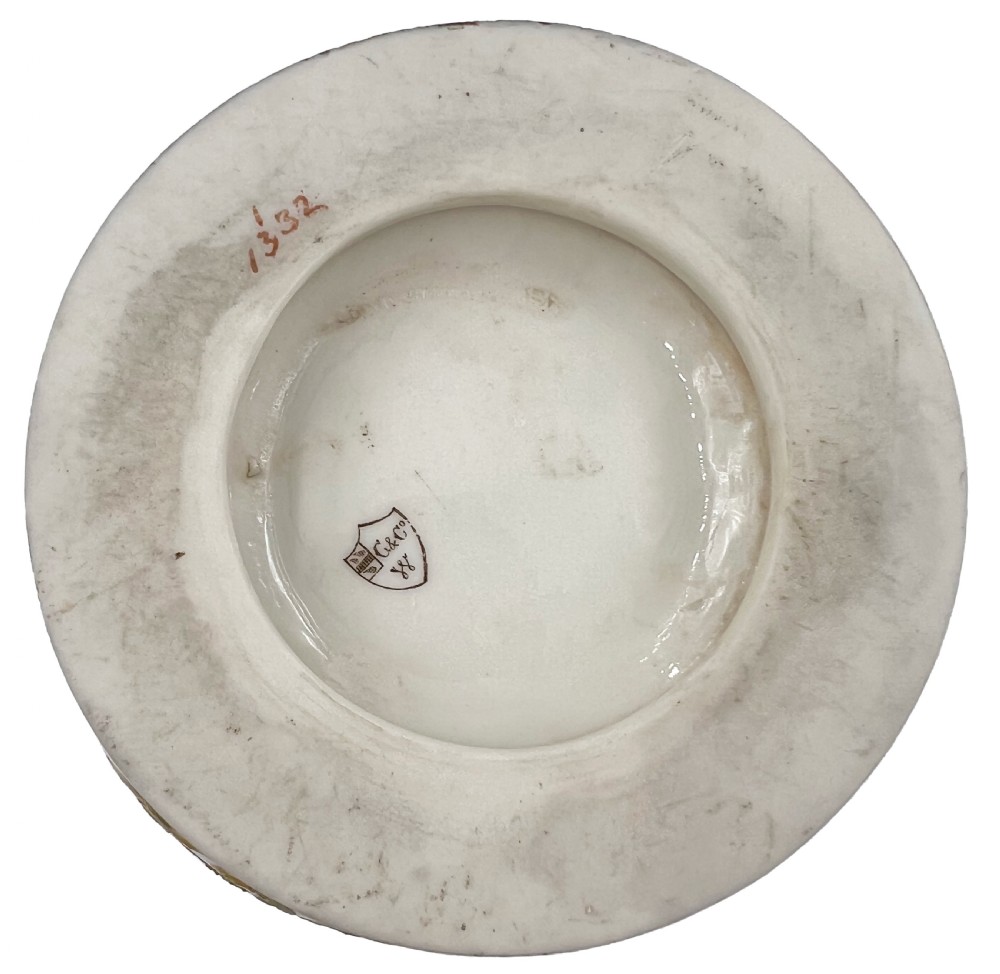 Royal Worcester 'China Works' Porcelain Vase, England  View VII