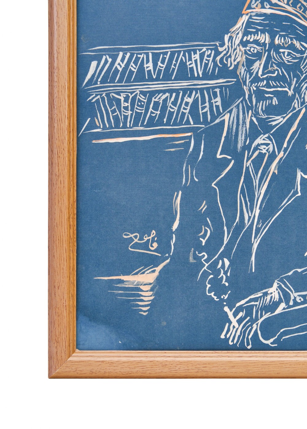 PAINT ON CARD, SIGNED, FAEQ HASSAN, IRAQ (1914-1992)  View II