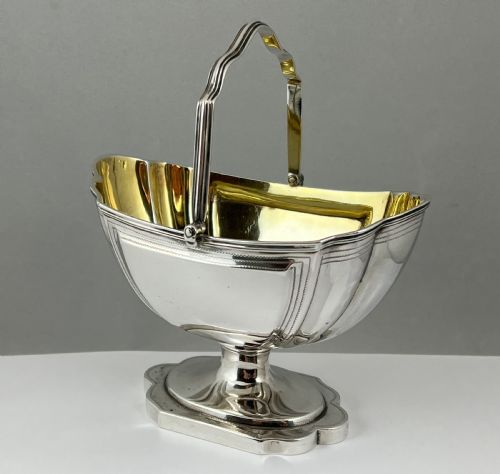 George III Silver Basket by John Edwards Iii, London 1794