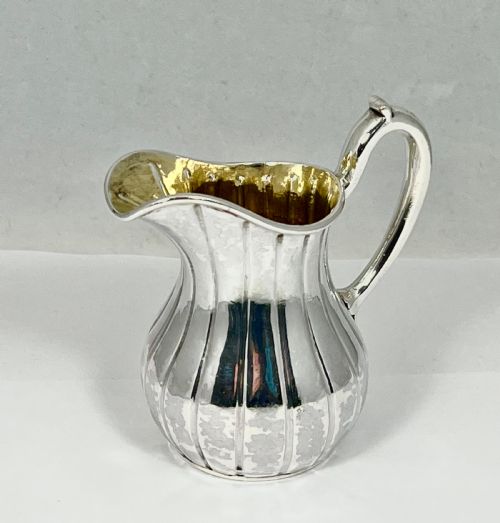 Victorian Silver Antique Cream Jug, John Samuel Hunt 1856