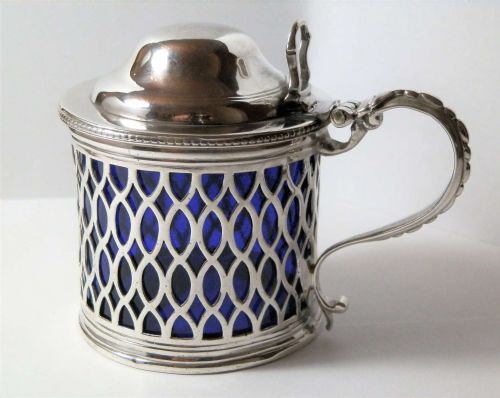 A George III Antique Silver Mustard Pot, London 1773